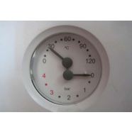 Манометр 0.4bar с капиляром (белый) Viessmann (7834160)