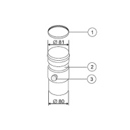 Ловушка конденсата O 80 мм Z2 Protherm (2858)